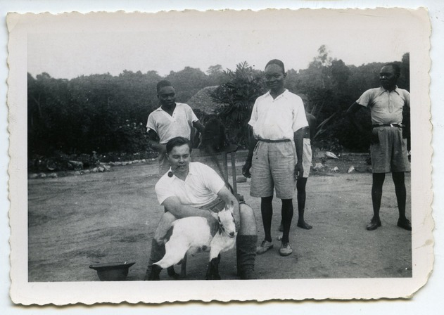 Photographie de Gaston Bracaval lors de son séjour dans l’Est du Congo