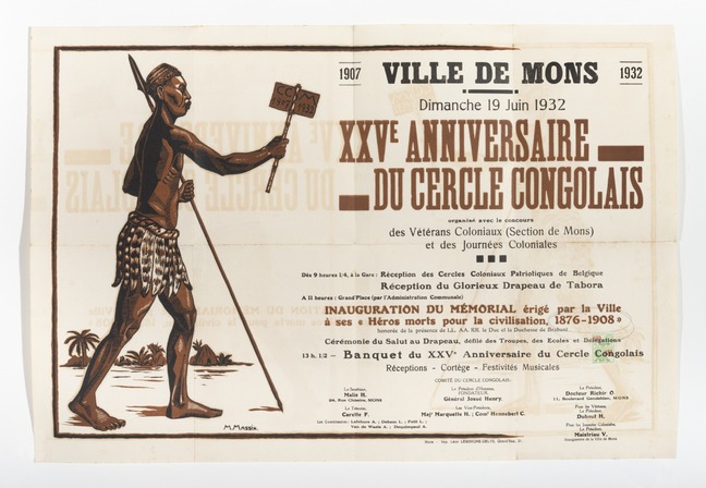 Les plaques commémoratives de l’Hôtel de Ville y ont été placées à cette occasion. Archive de la Ville de Mons Photo © Alain Breyer