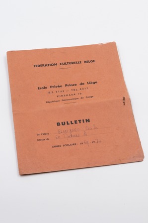 Bulletin scolaire de Cécile Blondiau, Kinshasa 1969-1970