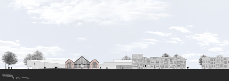 Façade boulevard Dolez © Atelier d’architecture Pierre Hebbelinck