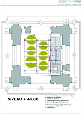 Etage +46.80, © Atelier d’Architecture et d’Urbanisme O. Dupire et L. François et Collaborateurs