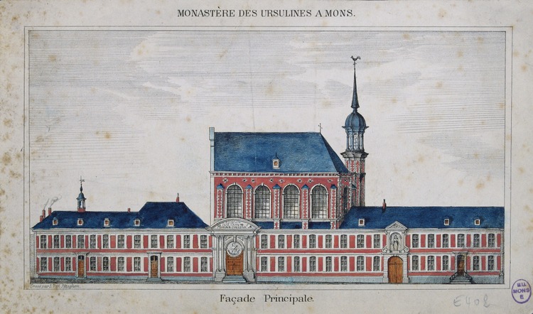 Monastère des Ursulines à Mons © Bibliothèques de UCLouvain Mons